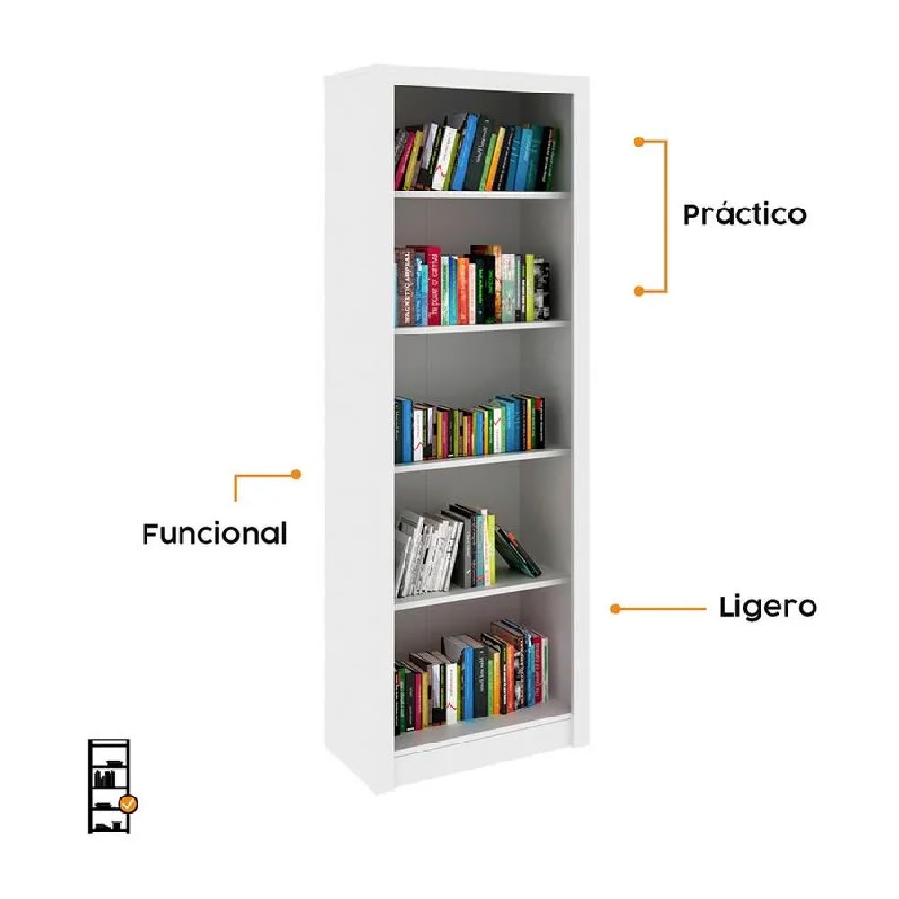 Biblioteca Cameron Blanco möbelArt3