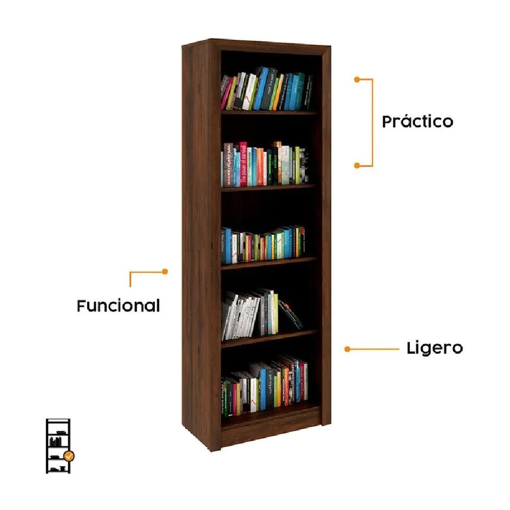 Biblioteca Cameron Rústico möbelArt3