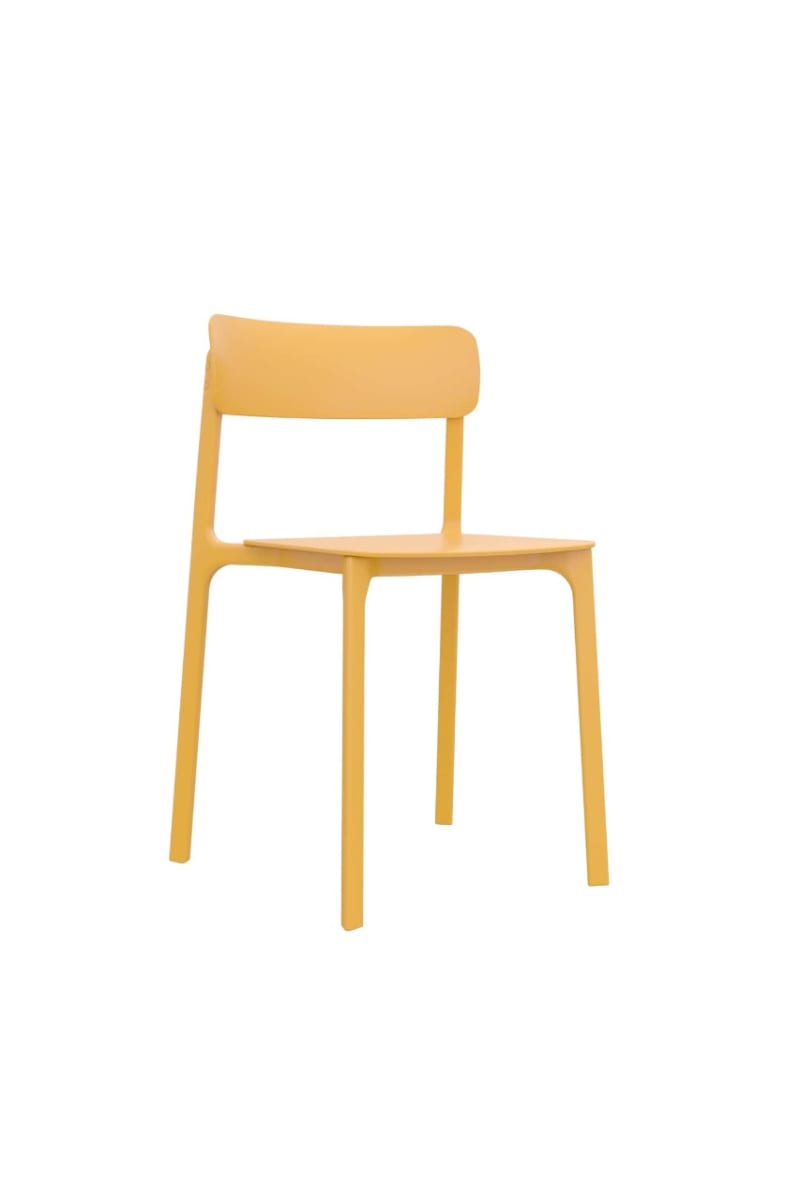 Silla para Exterior Clay Mostaza möbelArt1