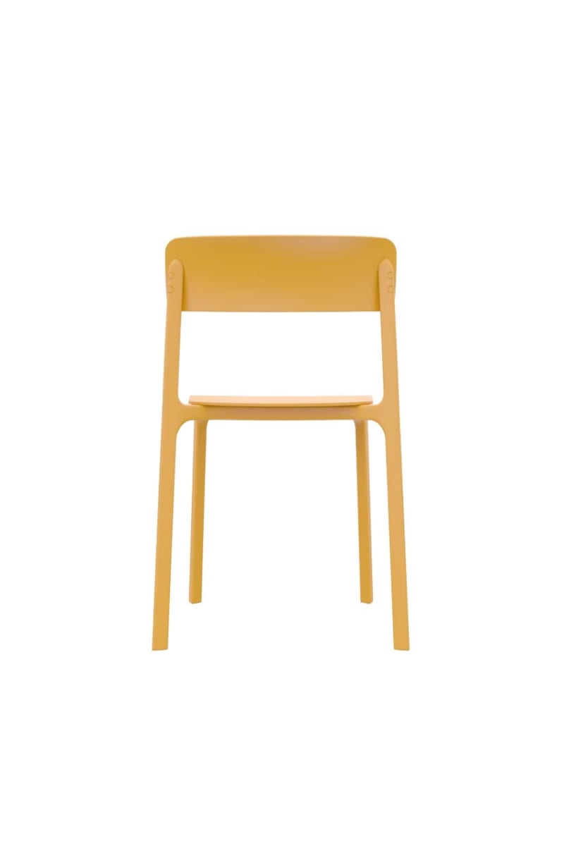 Silla para Exterior Clay Mostaza möbelArt5