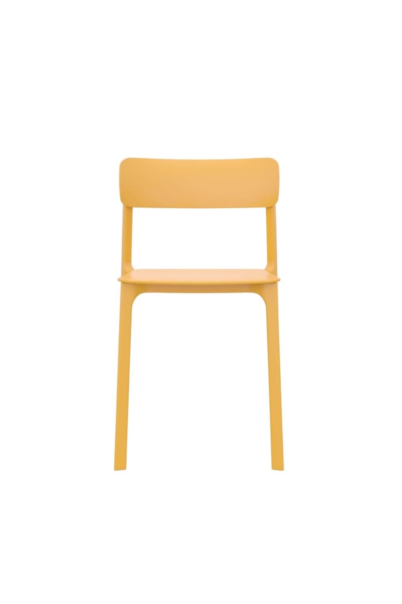 Silla para Exterior Clay Mostaza möbelArt2