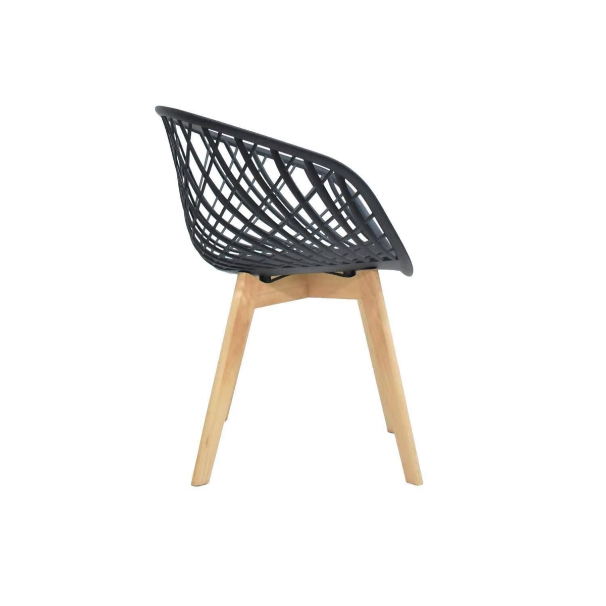 Silla de Diseño Alma Negro möbelArt3