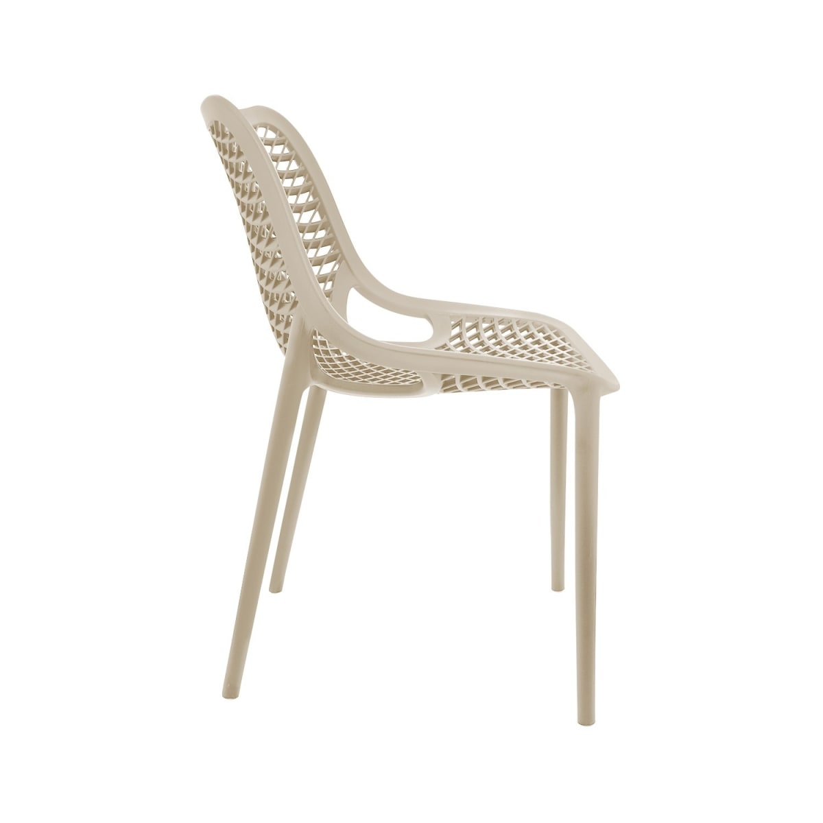 Silla de Diseño Berlin sin brazos Negro möbelArt5