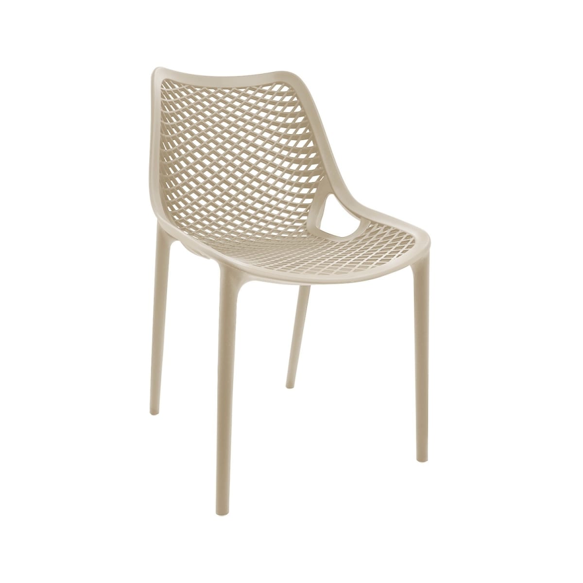 Silla de Diseño Berlin sin brazos Negro möbelArt4