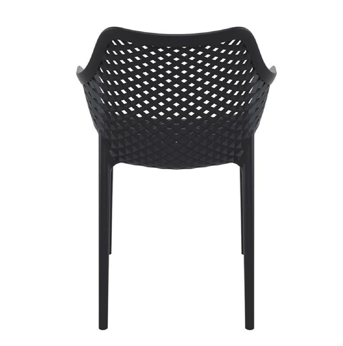 Silla de Diseño Berlin con brazos negro möbelArt4