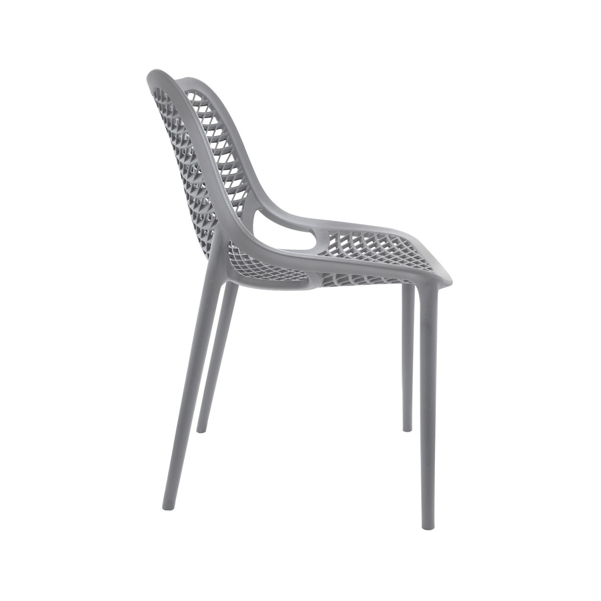 Silla de Diseño Berlin sin brazos Negro möbelArt8