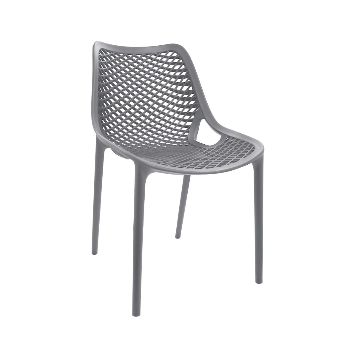 Silla de Diseño Berlin sin brazos Negro möbelArt7
