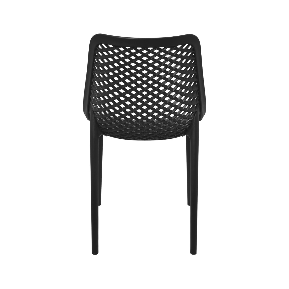 Silla de Diseño Berlin sin brazos Negro möbelArt3
