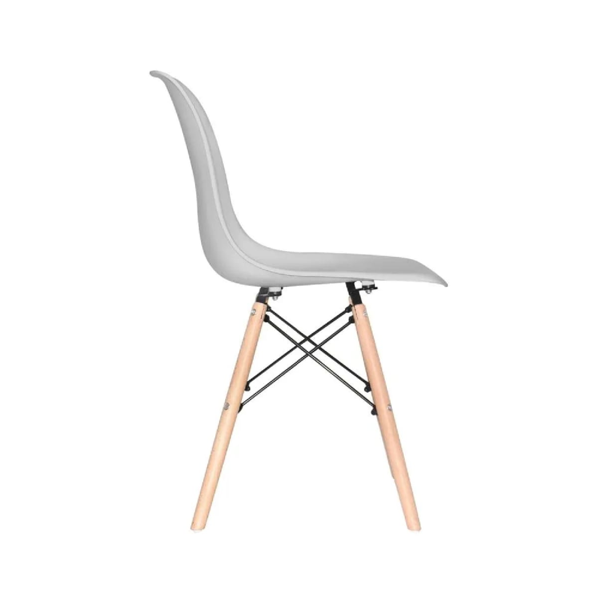Juego de comedor Eames Glass Gris möbelArt7