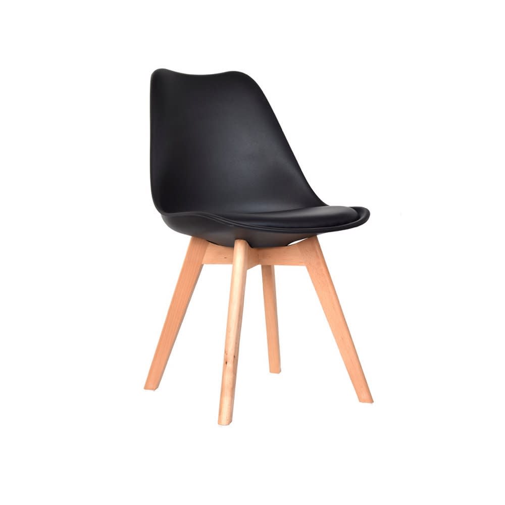 Juego de comedor Oslo Negro möbelArt5