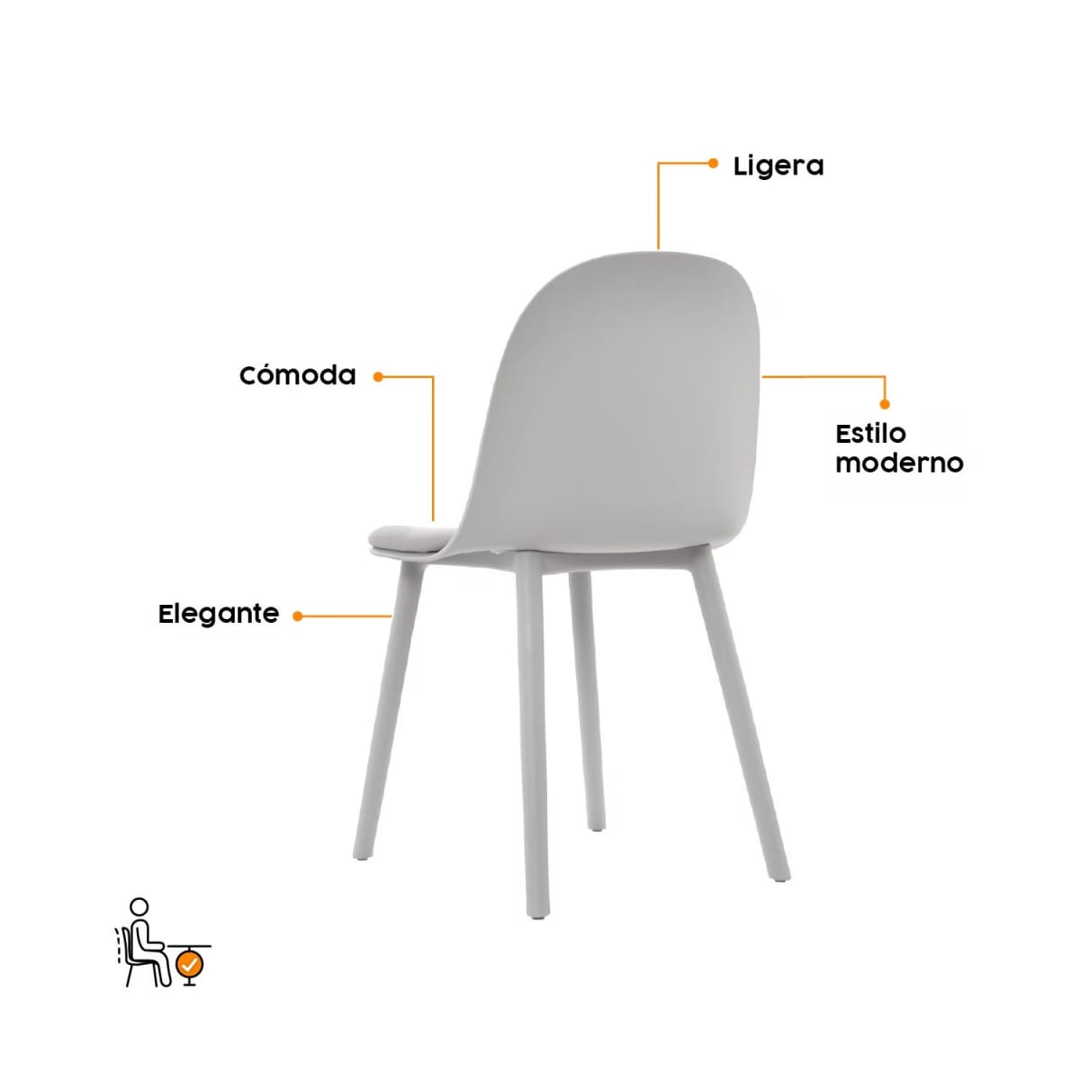 Silla de Diseño Lucca SR möbelArt3