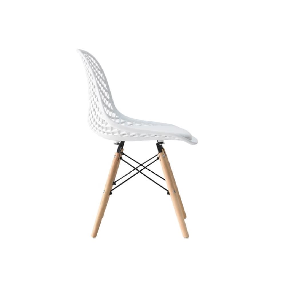 Silla de Diseño Nordic MSA Blanco MobelArt3