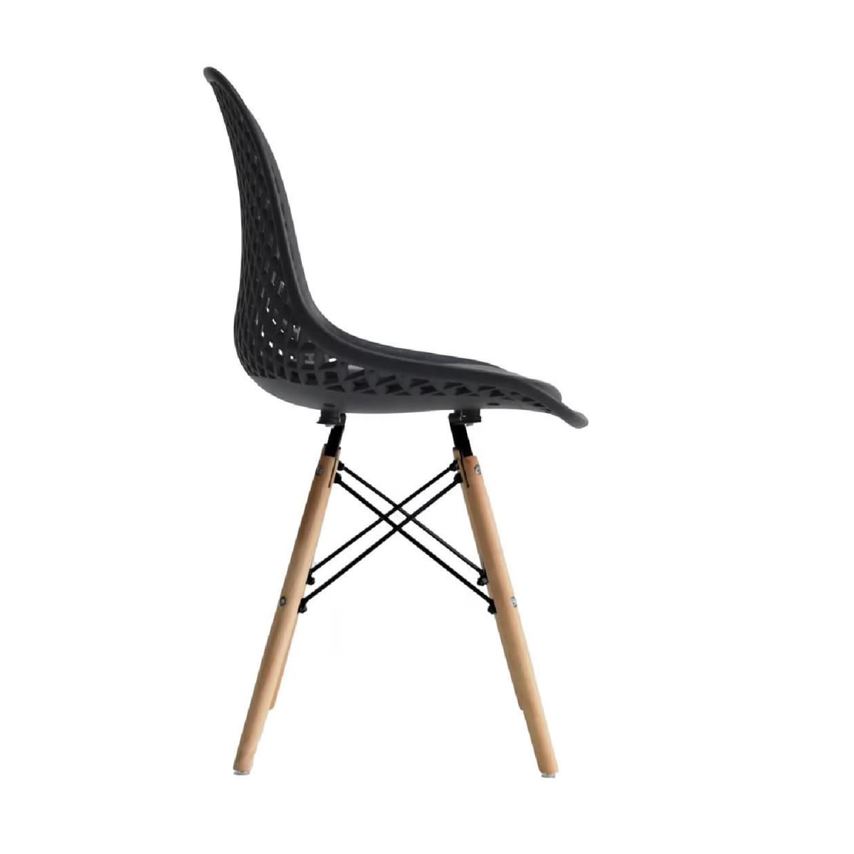 Silla de Diseño Nordic MSA Negro möbelArt3