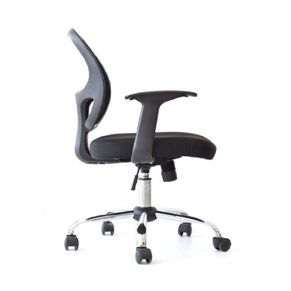Silla de Oficina Operativa Mali Negro möbelArt3