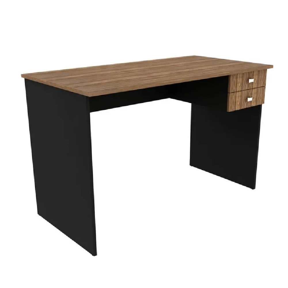 Pack Perfecto Escritorio Volt negro /nogal + Silla Gerente Dex Negro möbelArt4