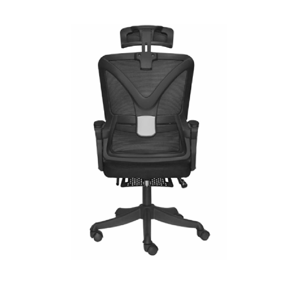 Silla de Oficina Presidente Evox Negro con Reposapiés möbelArt4