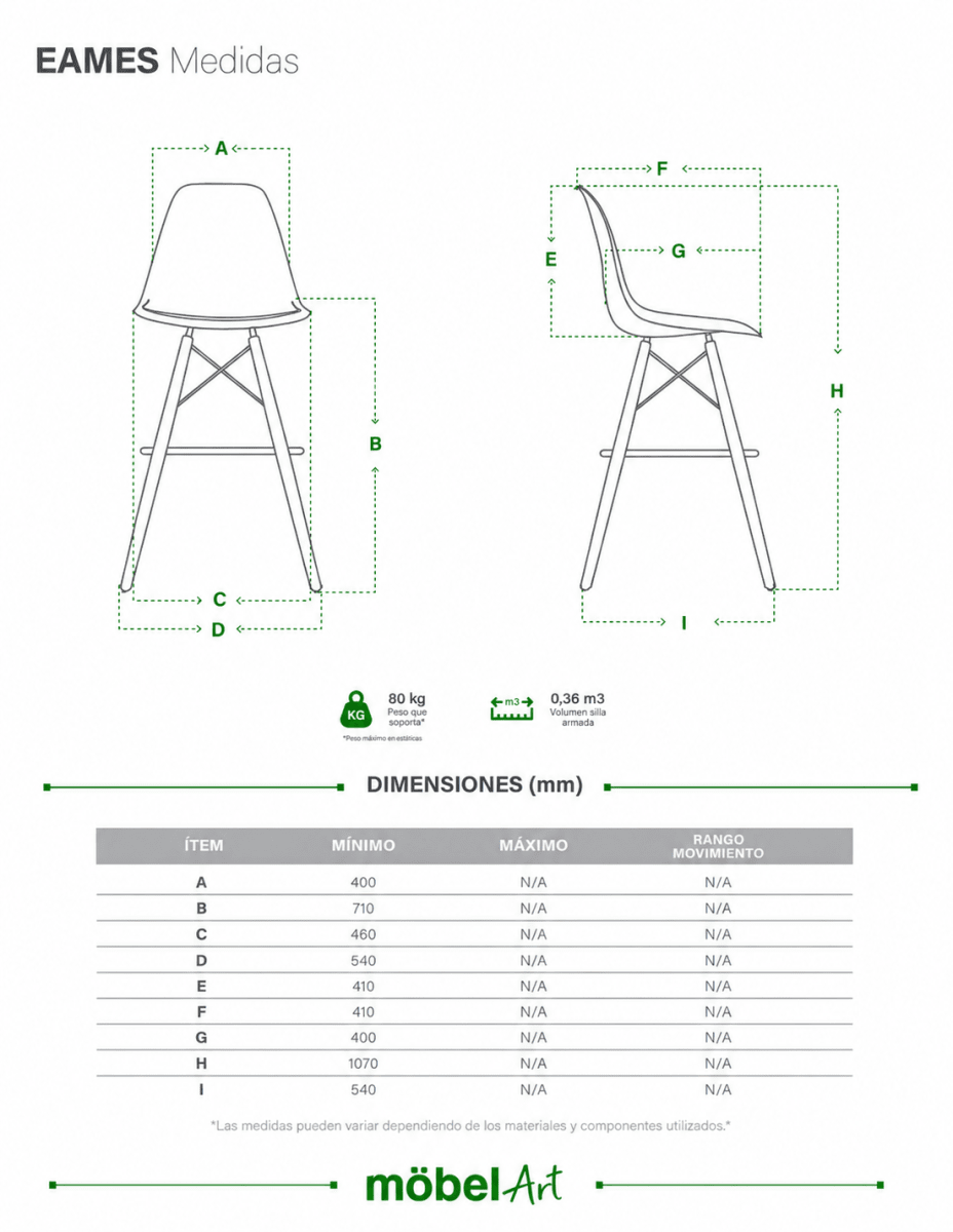 Silla Bar Eames möbelArt5