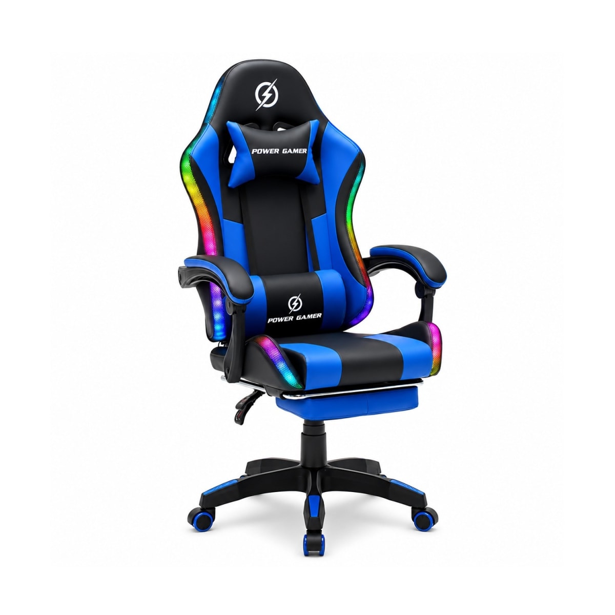 Silla Gamer Power con Luces y masajeador PU möbelArt6
