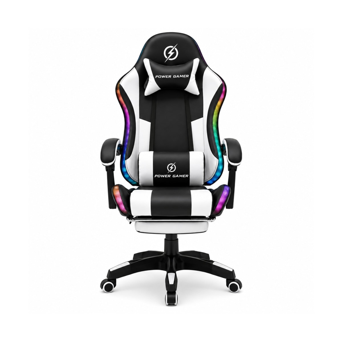 Silla Gamer Power con Luces y masajeador PU möbelArt12