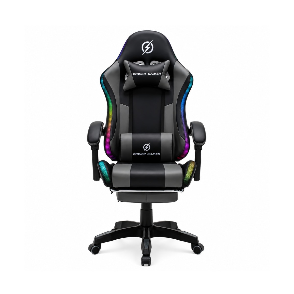 Silla Gamer Power con Luces y masajeador PU möbelArt17