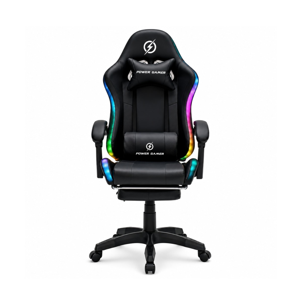 Silla Gamer Power con Luces y masajeador PU möbelArt22