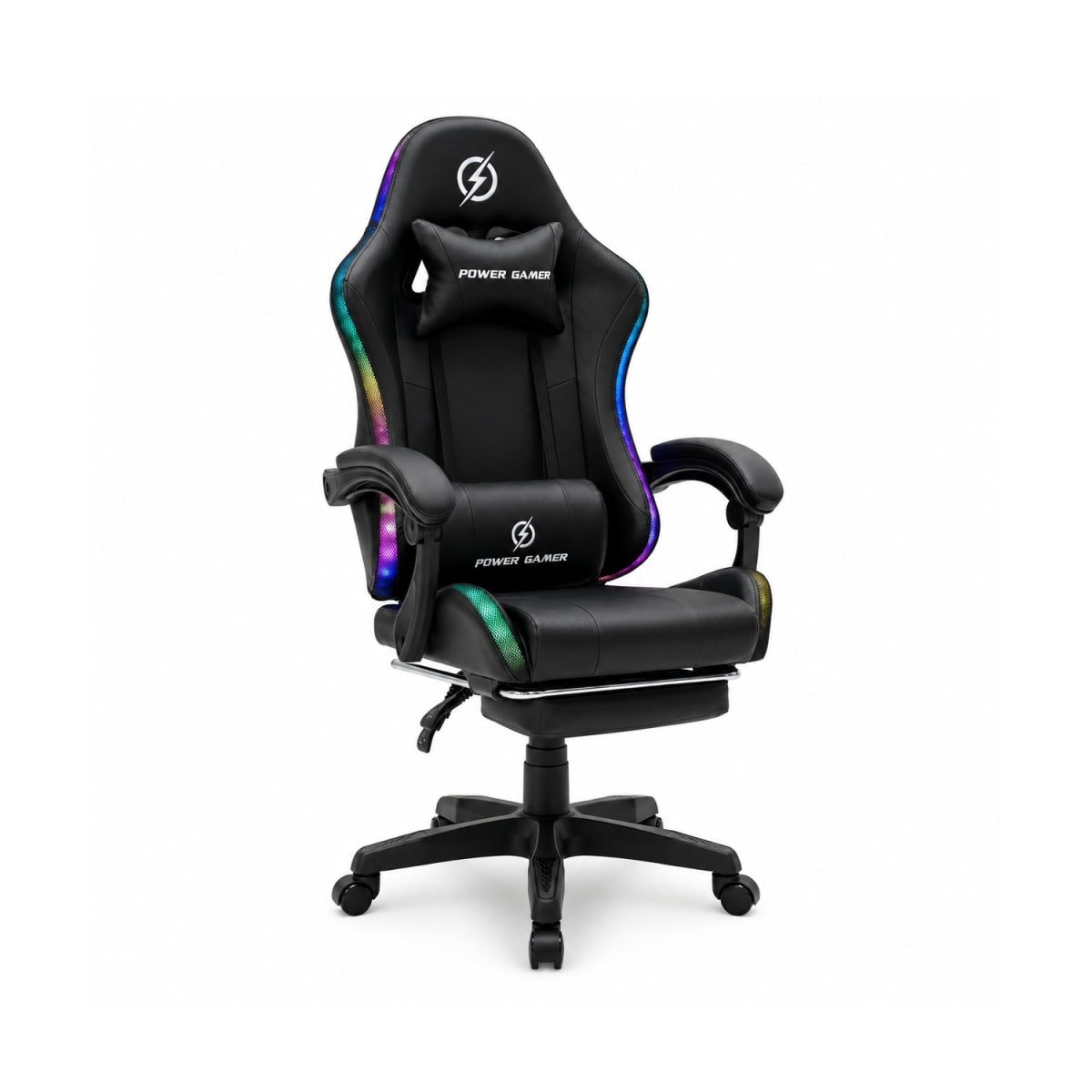 Silla Gamer Power con Luces y masajeador PU möbelArt21