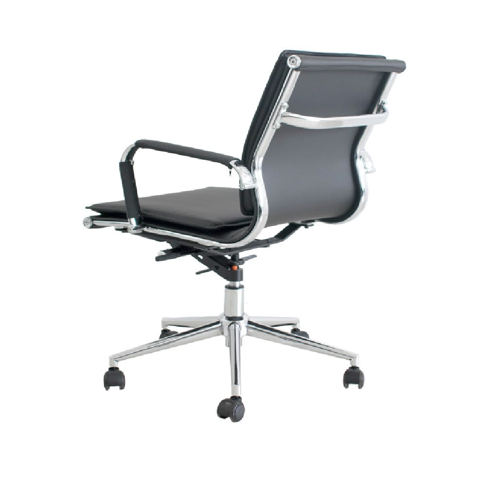 Silla de Oficina Gerente Alemania PU Negro möbelArt2