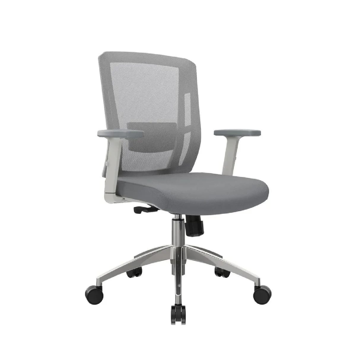 Silla de Oficina Gerente Delphi 2 BR BA Gris Ergonómica möbelArt1