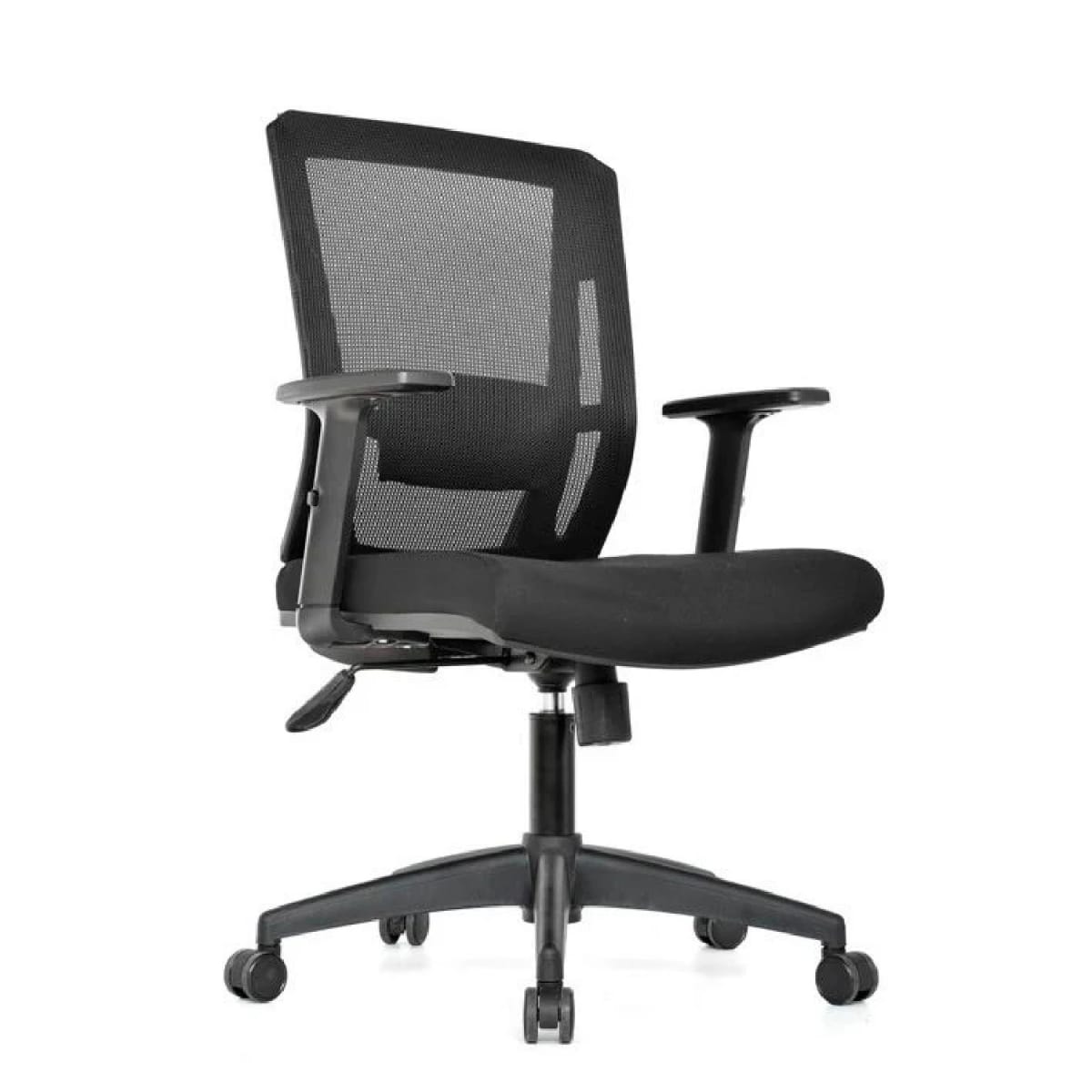 Silla de Oficina Gerente Delphi 2 Negro Base Nylon Ergonómica möbelArt1