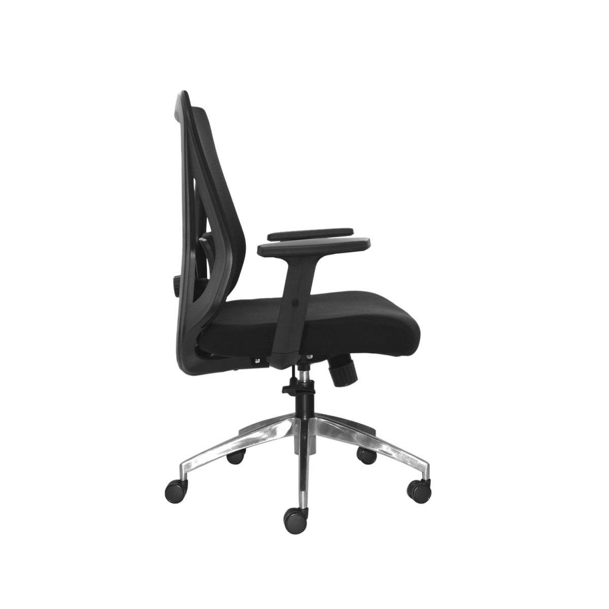 Silla de Oficina Gerente Dolfin BA LAP Negro möbelArt3
