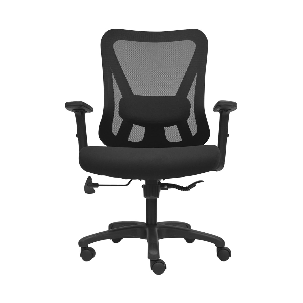 Silla de Oficina Gerente Dolfin Negro Ergonómica möbelArt2