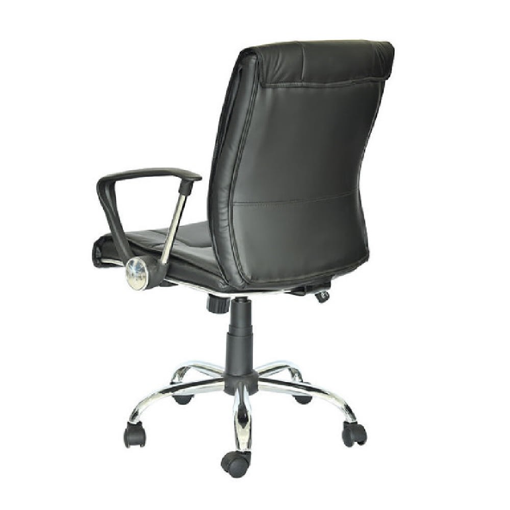 Silla de Oficina Gerente Joy PU Eco Negro möbelArt3