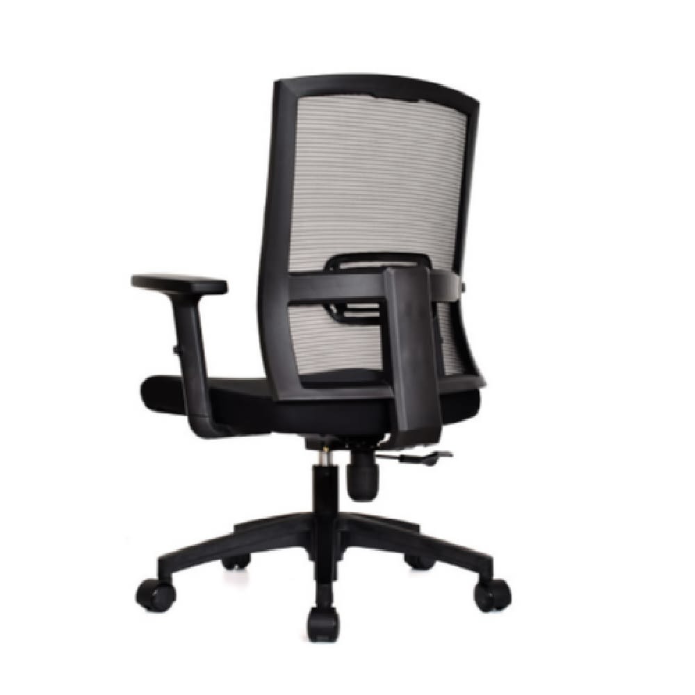 Silla de Oficina Gerente Monk Semi Reclinable Negro möbelArt4