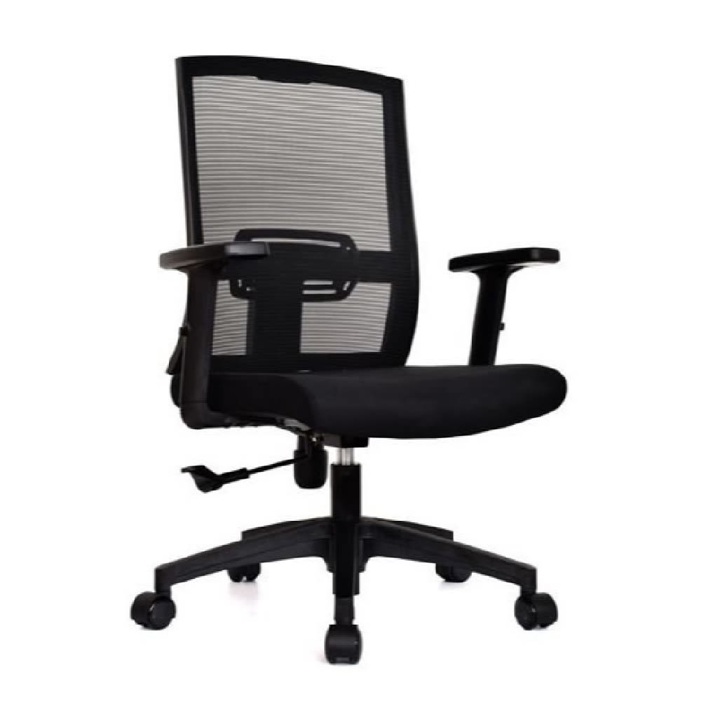 Silla de Oficina Gerente Monk Semi Reclinable Negro möbelArt1