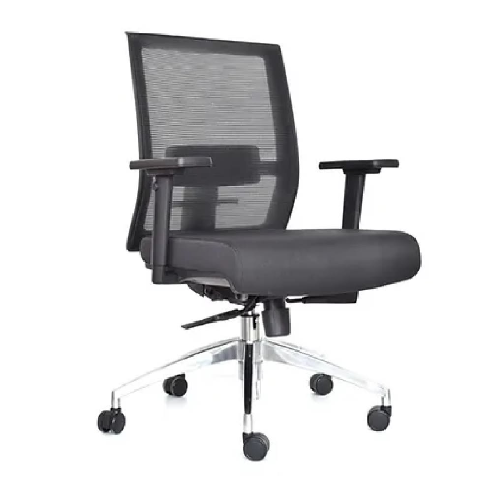 Silla de Oficina Gerente Noha Base Aluminio Ergonómica MobelArt1