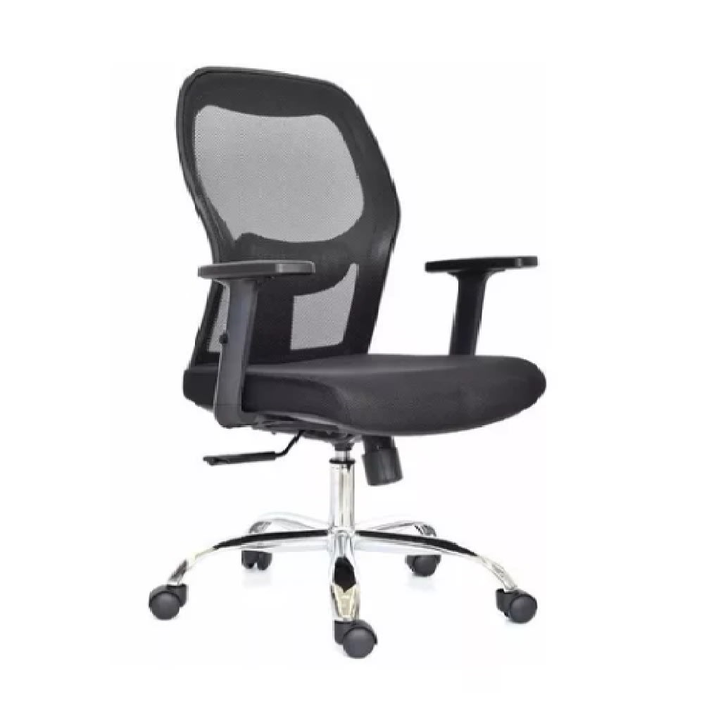 Silla de Oficina Gerente Noruega Negro möbelArt1