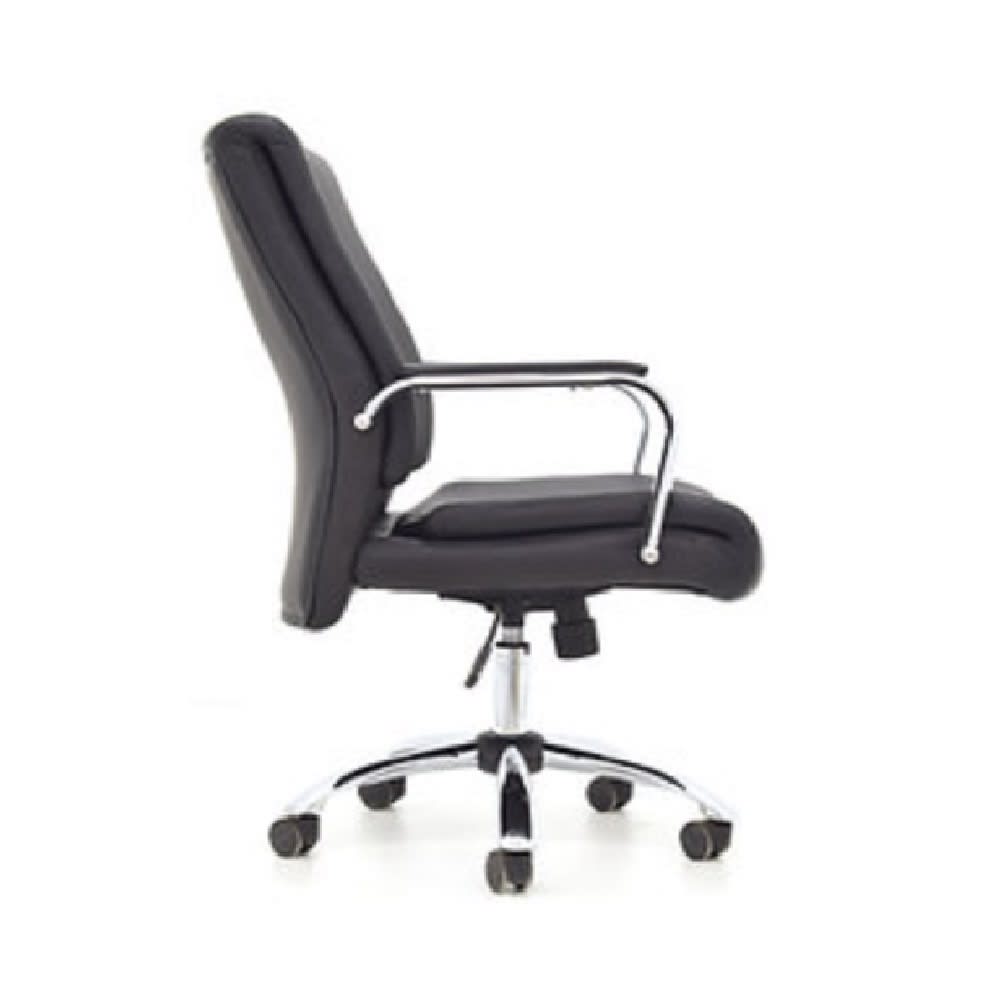 Silla de Oficina Gerente Paris PU Negro möbelArt3