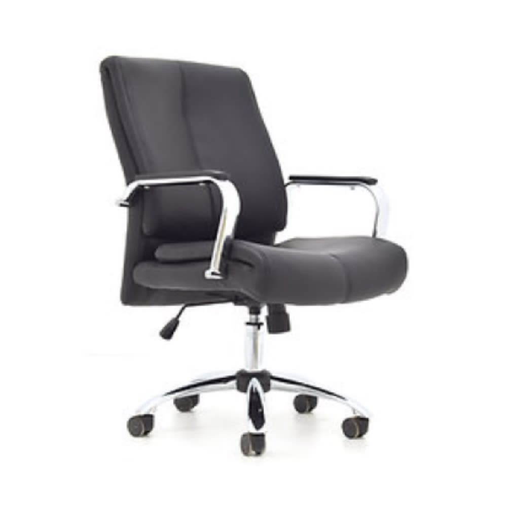 Silla de Oficina Gerente Paris PU Negro möbelArt1