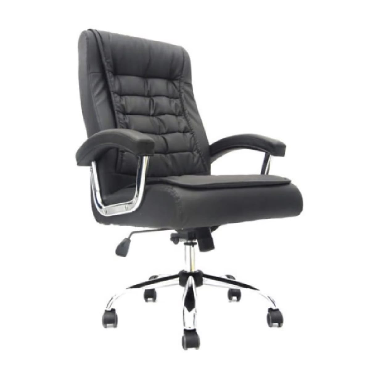 Silla de Oficina Presidente Shiny XH Negro möbelArt1