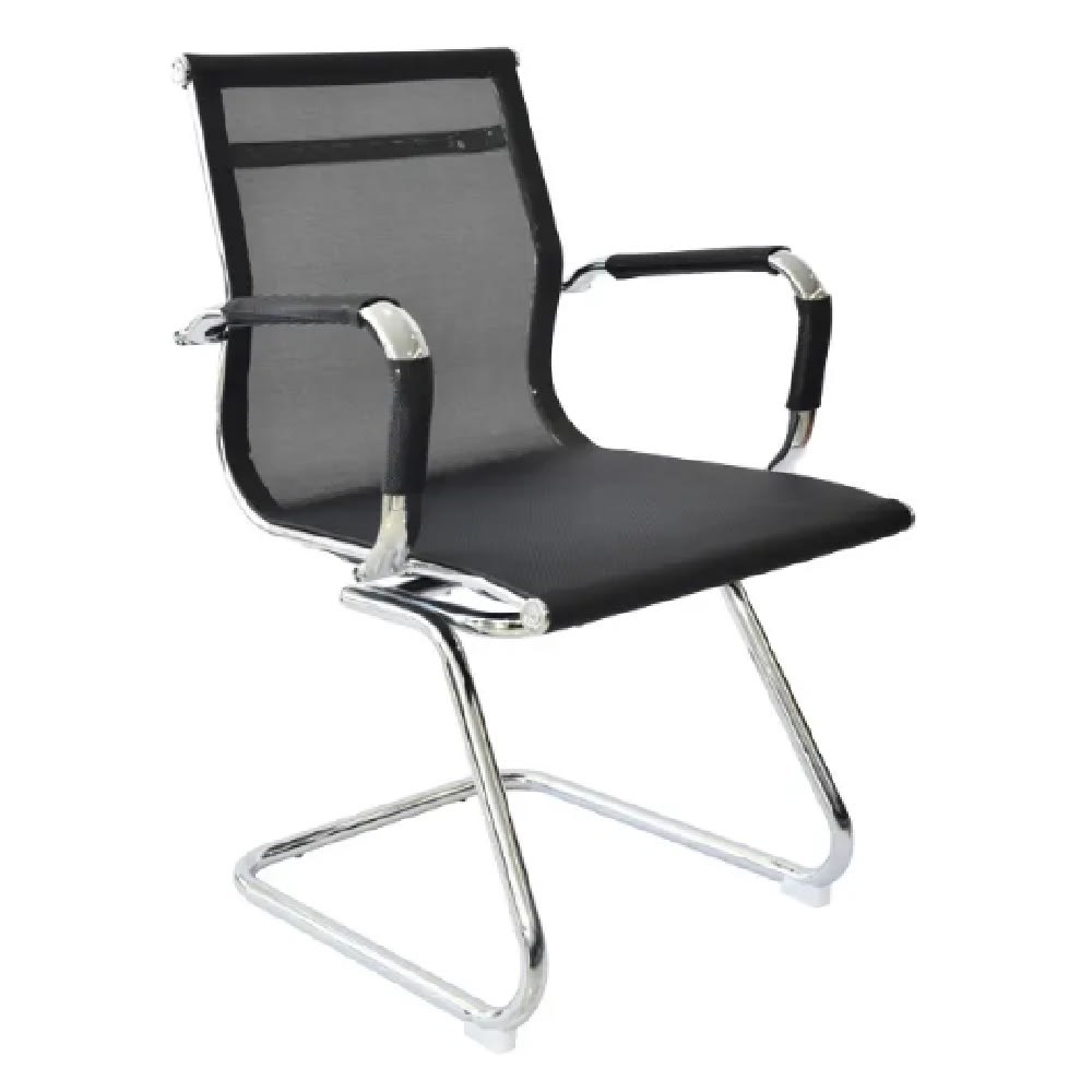 Silla de Oficina Interlocutor Apolo Base Trineo Negro möbelArt1