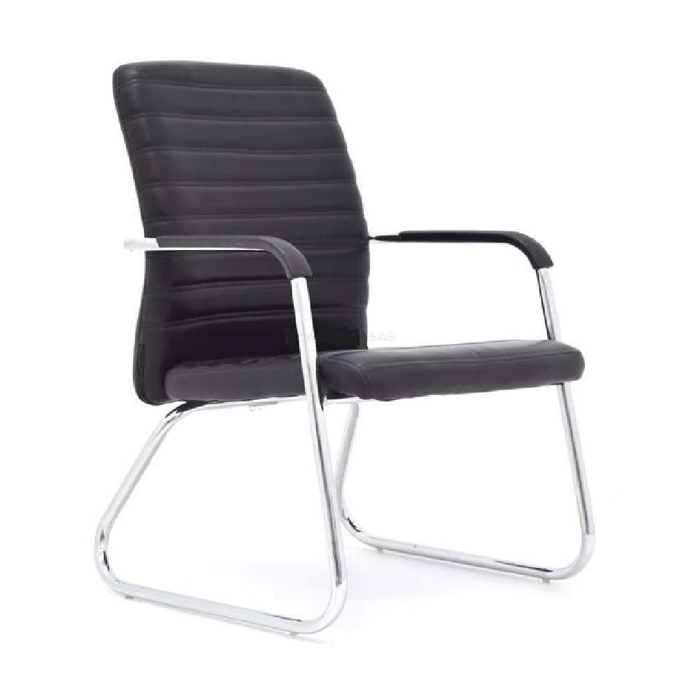 Silla de Oficina Visita Isis PU Negro möbelArt1