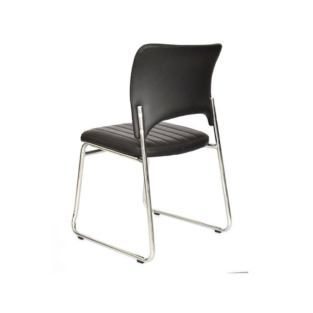 Silla de Oficina Interlocutor Iso PU Negro möbelArt3