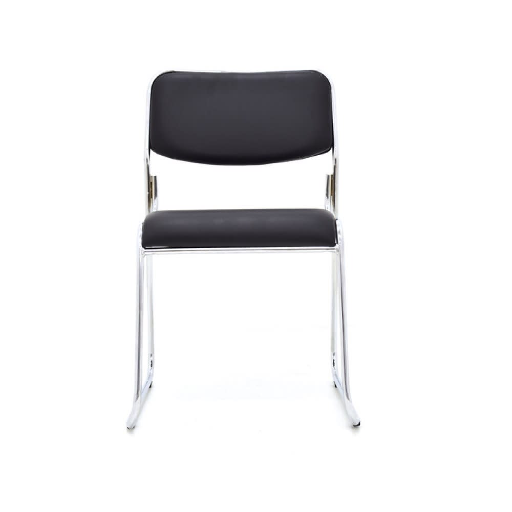 Silla de Oficina Visita Junior PU Negro möbelArt3