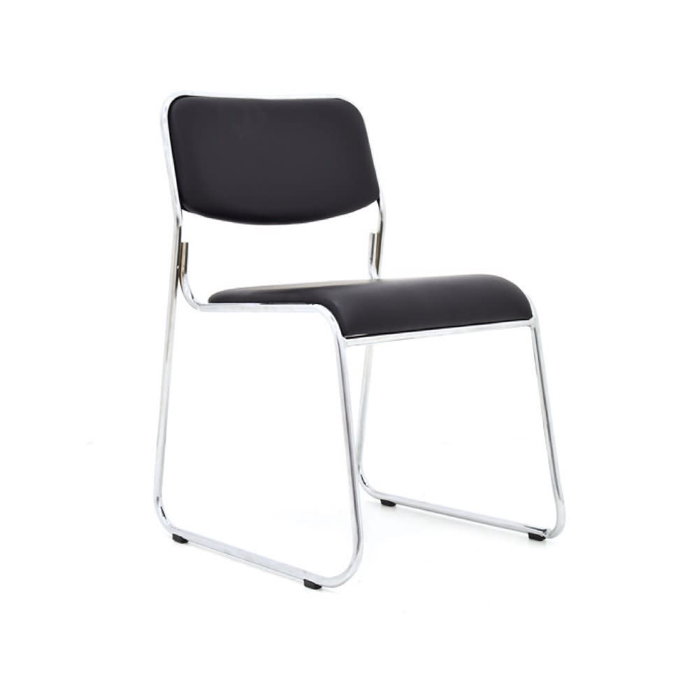 Silla de Oficina Visita Junior PU Negro möbelArt2