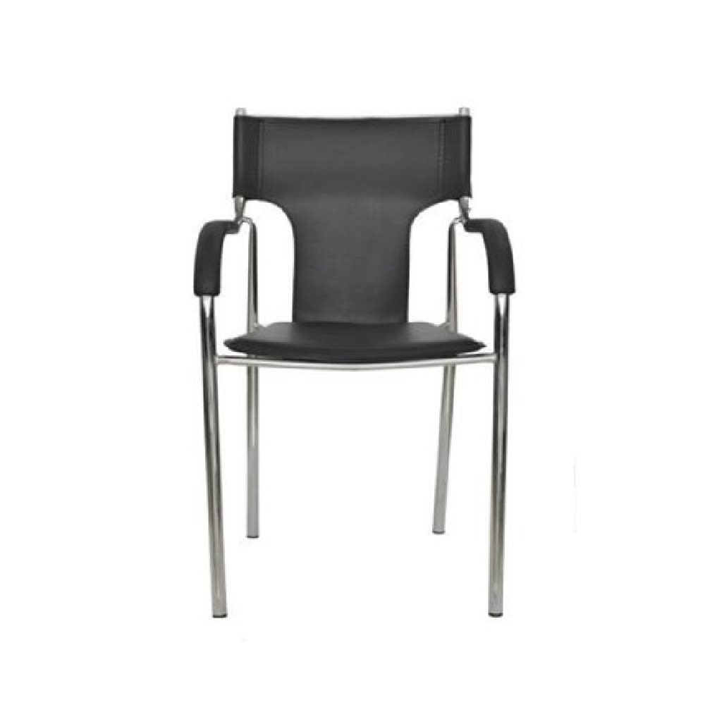 Silla de Oficina Visita Soft 1 TQ PU Negro möbelArt2