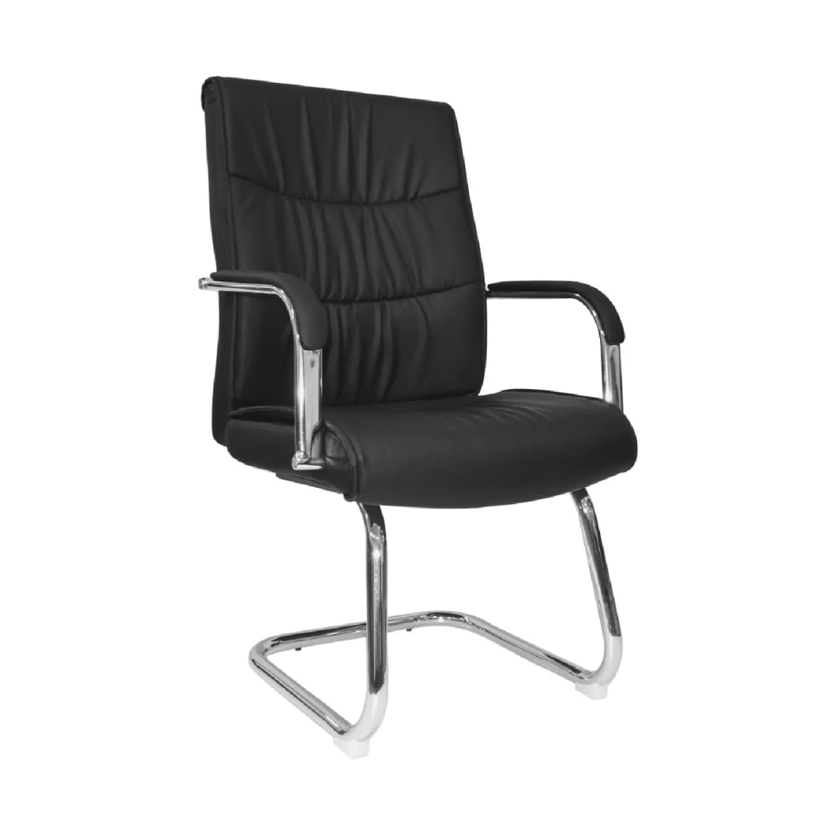 Silla de Oficina Visita Yorki PU Base Trineo Negro möbelArt2