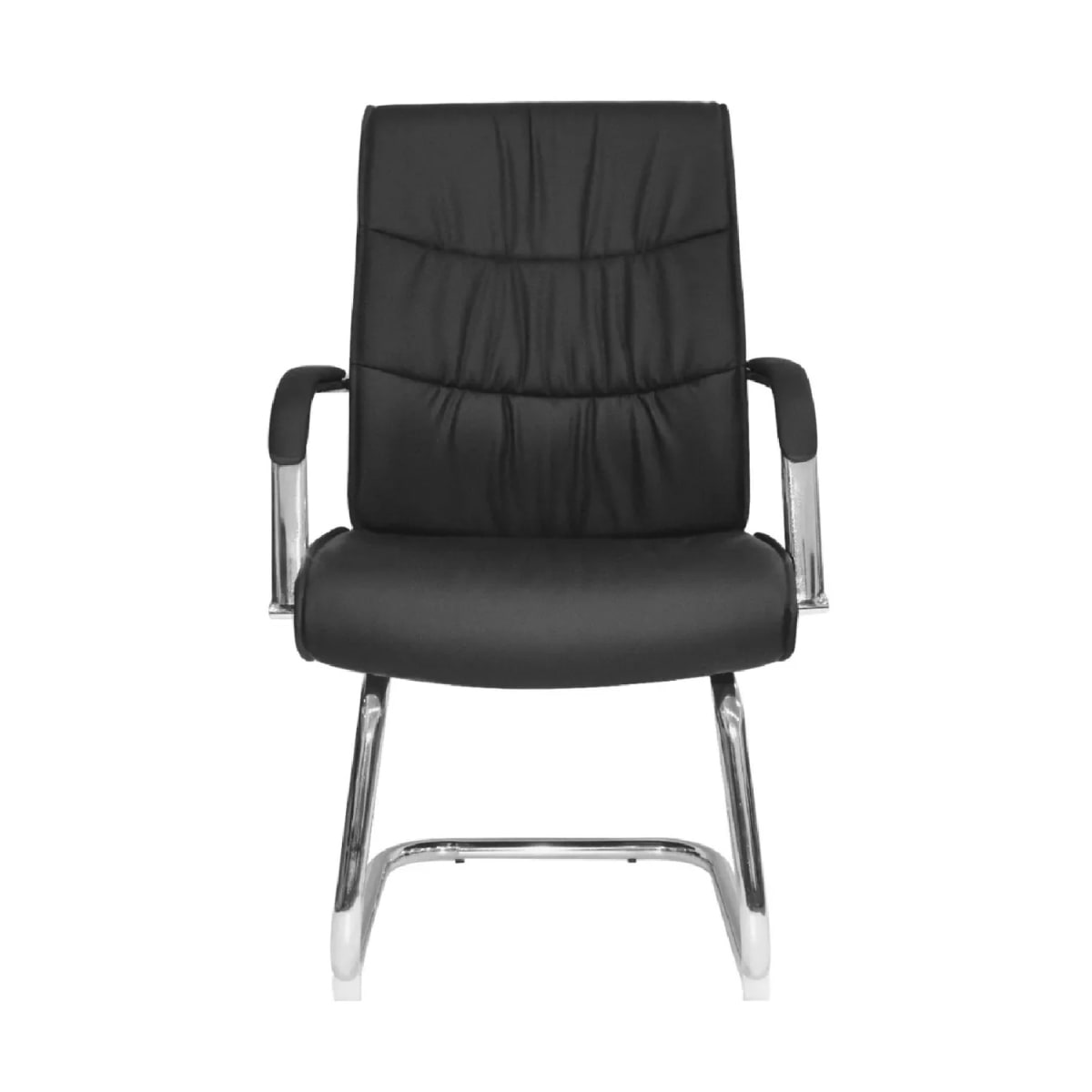 Silla de Oficina Visita Yorki PU Base Trineo Negro möbelArt3