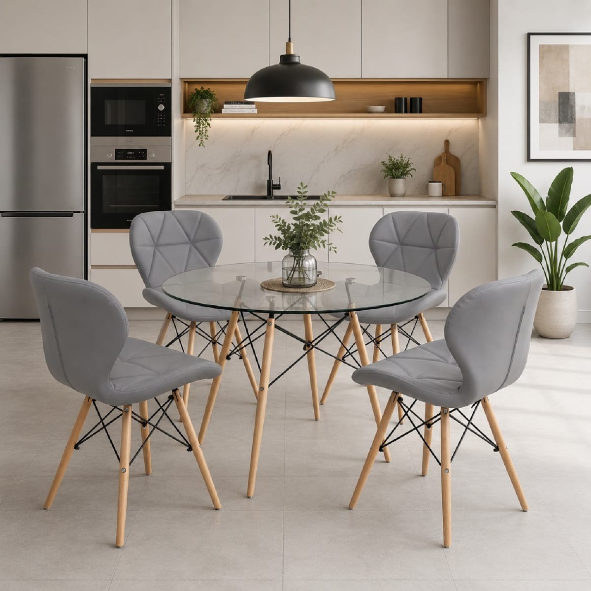 Juego de Comedor Mariposa PU möbelArt1