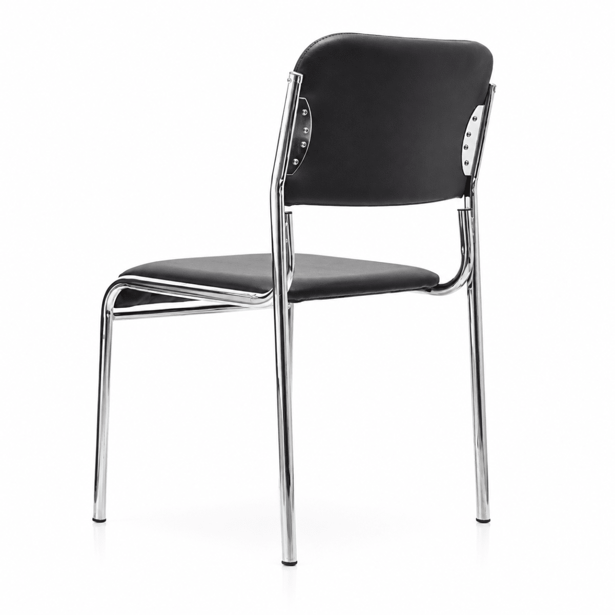 Silla de Oficina Visita Loft PU Negro möbelArt4