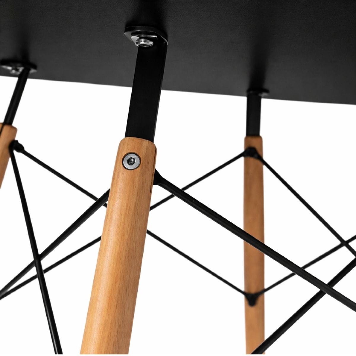 Mesa Eames Bar MDF 60 cm Negro möbelArt2